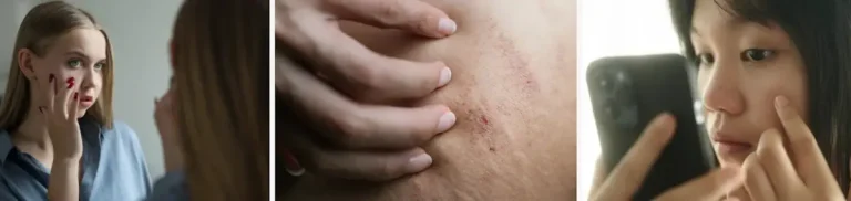Ärrbildning efter laserbehandling