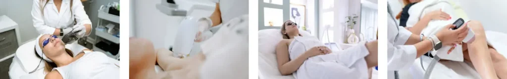 hudnekros efter laserbehandling