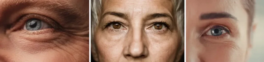 laserbehandling för rynkor runt ögonen