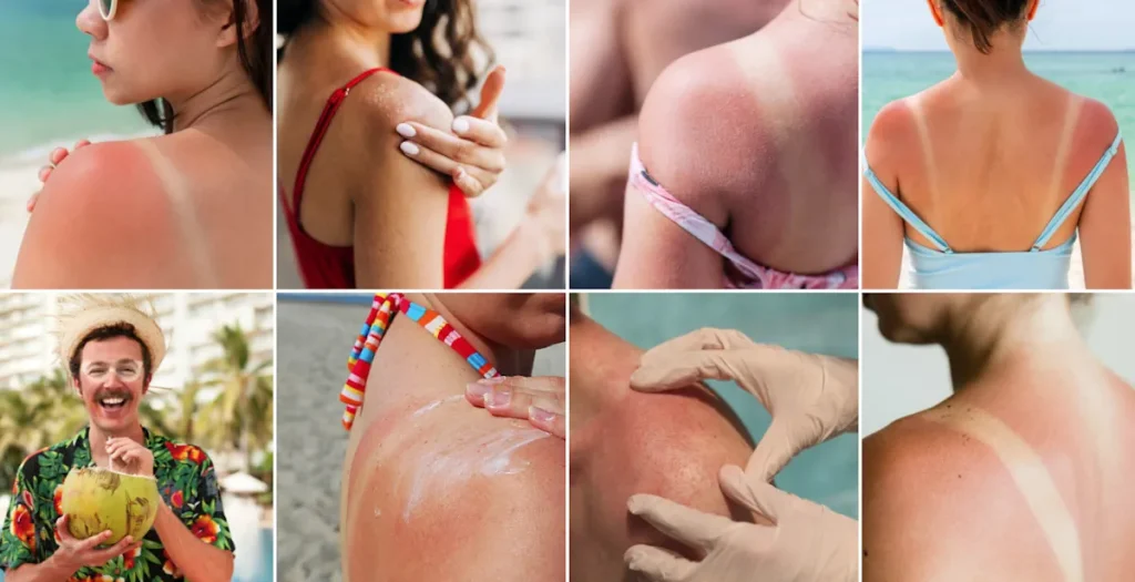 Laserbehandling för solskador